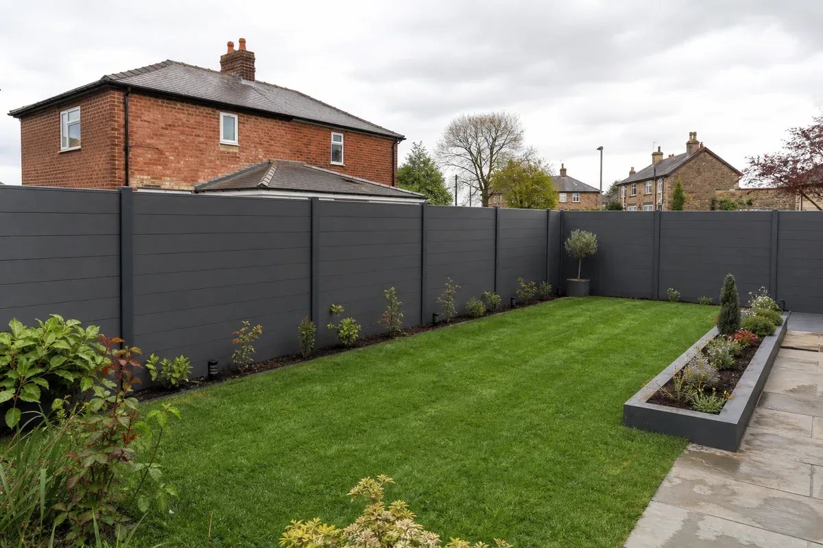 Low maintenance composite fencing in Leeds